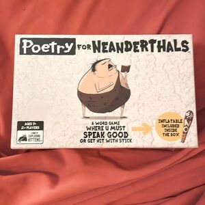 ✨BRAND NEW IN BOX Poetry for Neanderthals🦣🪃 Word Game by Exploding Kittens